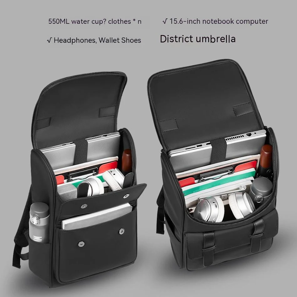 Mochila para computadora de gran capacidad para hombre Espaciosa, resistente y organizada para laptops, libros y todo lo que necesitas llevar a diario.