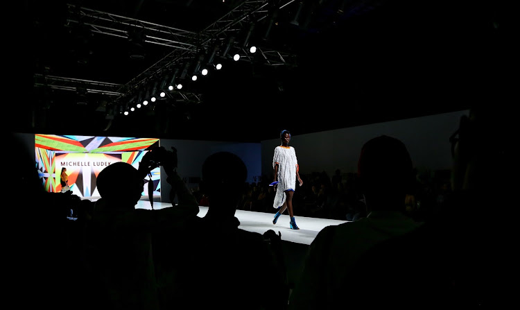 The Michelle Ludek show at AFI Fashion Week Cape Town was well attended.