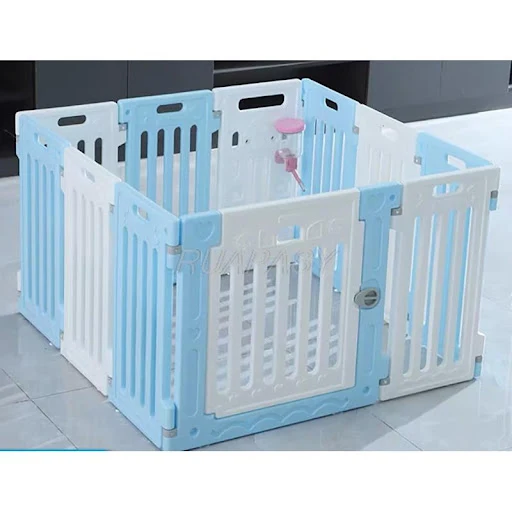 Dog Cat Playpen with Door Rabbit Guinea Pig Cages Dog Fence Cat House Cage Indoor & Outdoor Portable Yard Fence Crate Ki