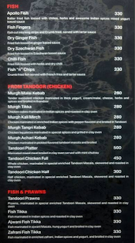 Sky Lounge menu 8