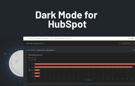 Dark Mode for HubSpot Preview image 0