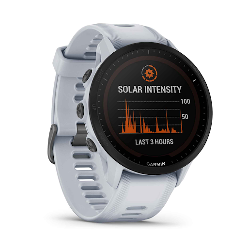 Đồng hồ thông minh Garmin Forerunner 955, Solar, SEA, Trắng (010-02638-H1)