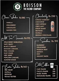 Boisson- The Blend Company menu 2