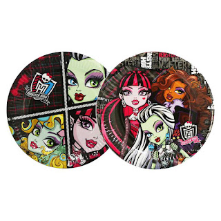 Тарелка бумажная 18см 10шт Monster High Росмэн за 47 руб.