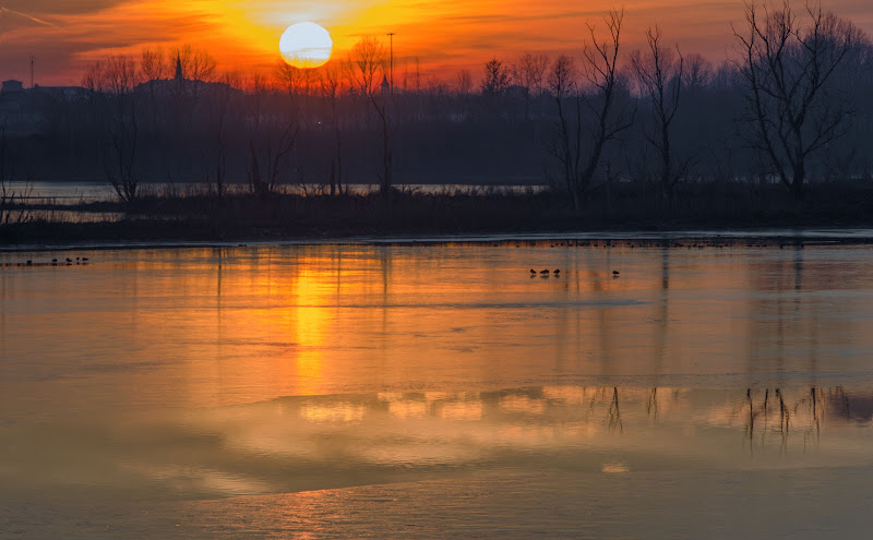 Tramonto al lago.. di vaiolet