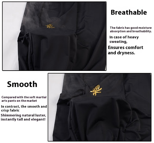 Title 5, Loose Martial Arts Training Pants Wear-resistan...