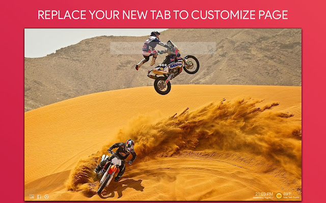 Motorcycle Wallpaper HD Custom New Tab