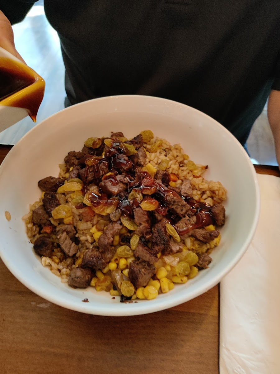 Build a bowl with Steak