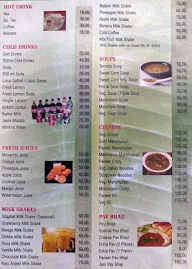 Lalit Mahal menu 1