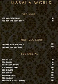 Masala World menu 2