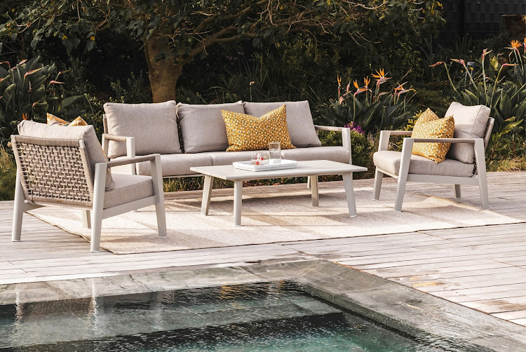 Vista Outdoor Sofa Set in Sandstone, R44,400, Haus.