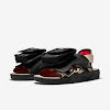 jordan ls slide solefly black sport red