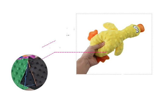 Title 1, Plush Duck Dog Interactive Bite Resistant Paper...