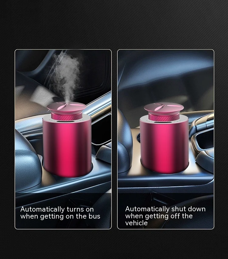 Küçük Araba Aroma Yayıcı Ev Taşınabilir Otomatik Aerosol Dağıtıcı. Ev ve arabada taze koku, kolay kullanım ve taşınabilirlik.