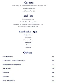 Quick Brown Fox Coffee menu 3