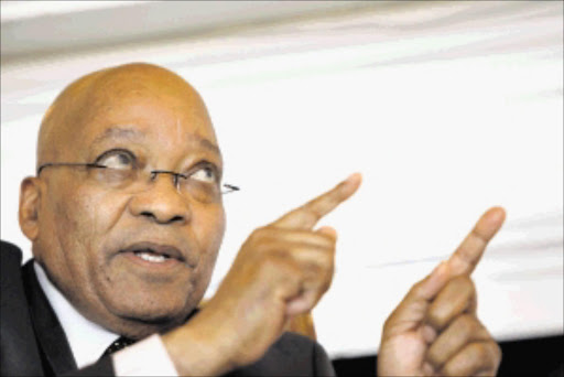 Sunday Times interview with President Jacob Zuma at Genadendal in Cape Town.Pic: ESA ALEXANDER 19/02/2010. © THE TIMES