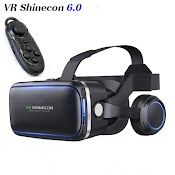 Kính Thực Tế Ảo Vr Shinecon Version 6.0 Tặng Kèm Tay Game Bluetooth Chơi Tất Cả Game Vr Và Phim 360