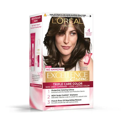 Loreal Paris L'Oral Paris Excellence Creme Hair Color , 3 Dark Brown - 1 pkt