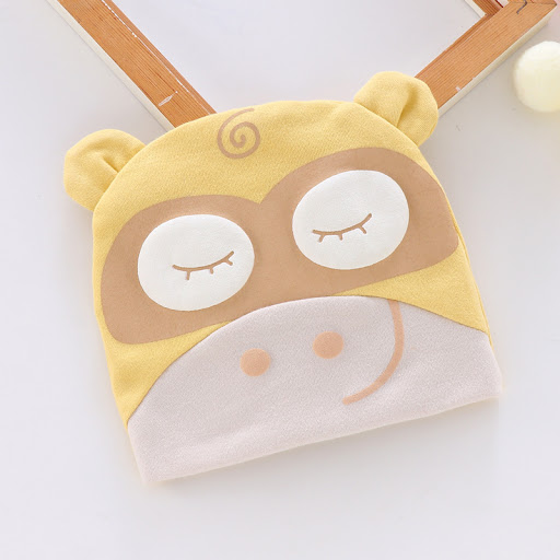 Title 3, Newborn Baby Full Moon Cartoon Hat, soft and ad...
