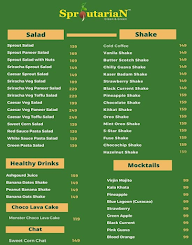 SproutariaN menu 1