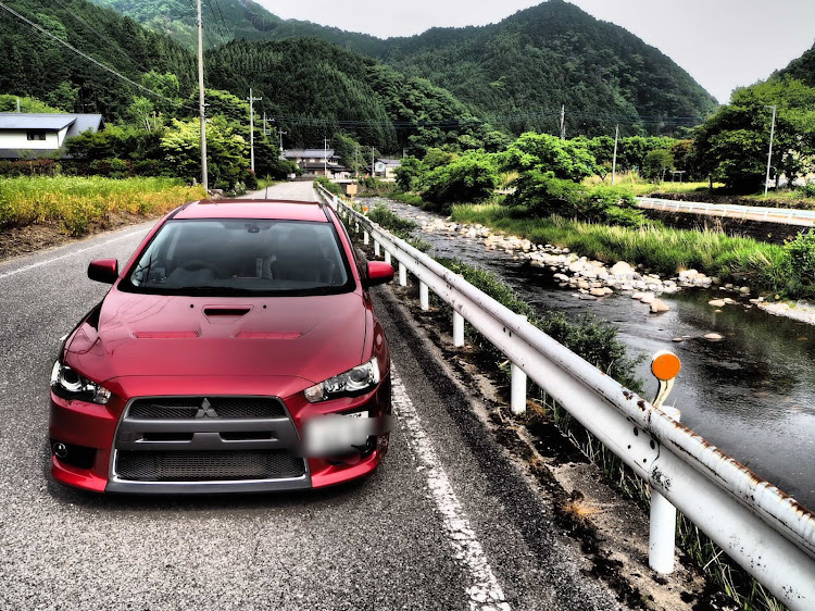 ランサーエボリューションのドライブ・粕尾峠・フロント擦る・栃木 鹿沼に関するカスタム事例の投稿画像3枚目