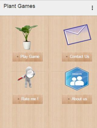 Android application Plant Games screenshort