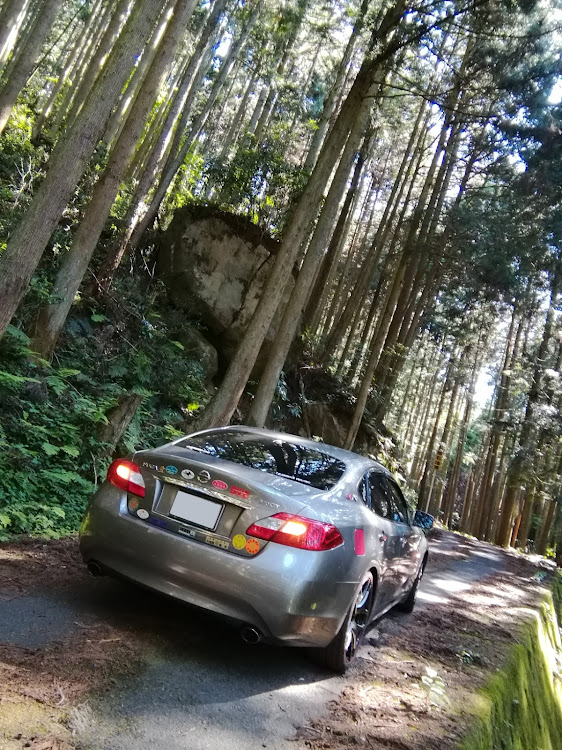 フーガの奈良県桜井市横柿地区・御破裂山北側・破不動の石に似ている・多武峰に抜けたに関するカスタム事例の投稿画像10枚目