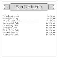 Kapoor Cakes menu 1