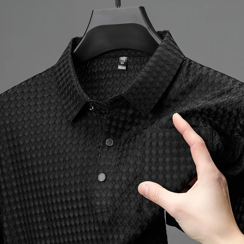 Title 4, Mens Casual Fashion Half Sleeve Shirt with Poc...
