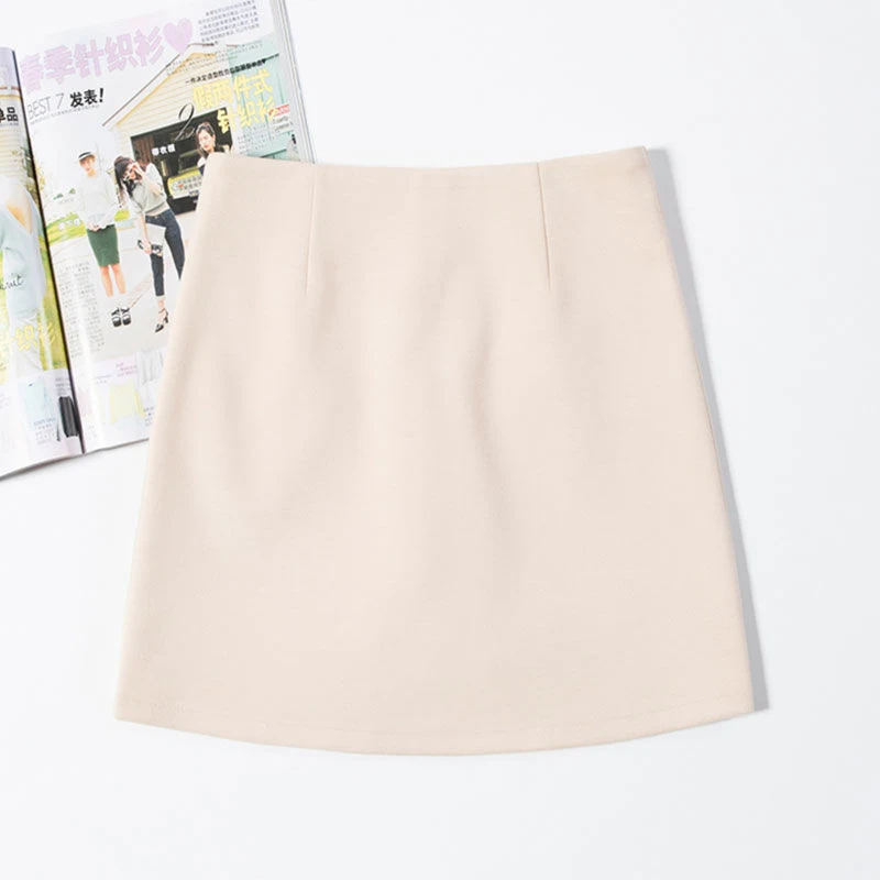 Word Bag Zwarte Overall Rok Hoge Taille, Trendy en Comfortabel, Heup Design, Ideaal voor een casual en stijlvolle look, perfect voor dagelijks gebruik