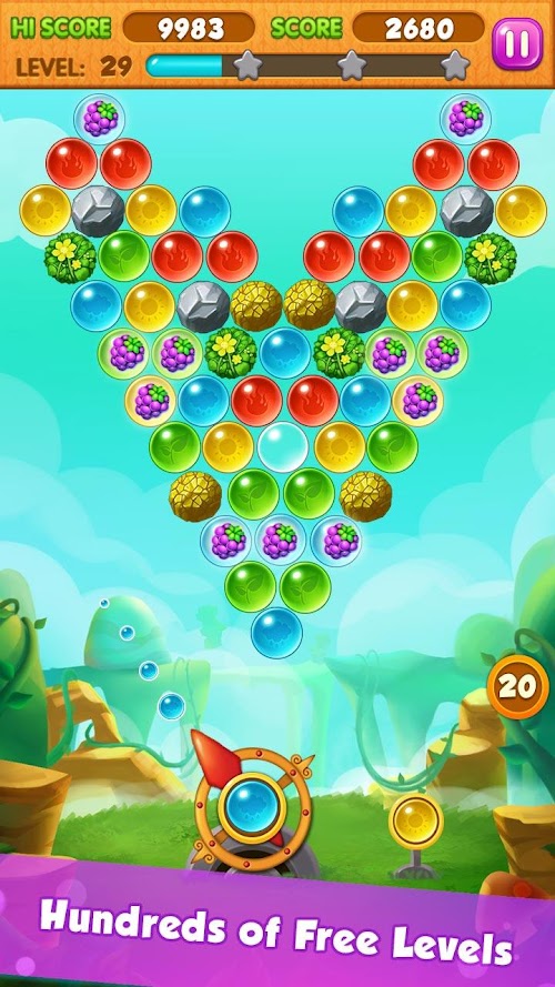 Android application Bubble Poking screenshort