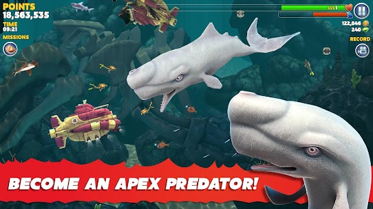 Hungry Shark Evolution v7.2.0 (MOD, Coins/Gems) Varies with device 4