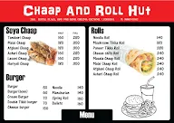 Chaap And Roll Hut menu 1