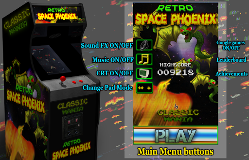 Retro Space Phoenix screenshots 23