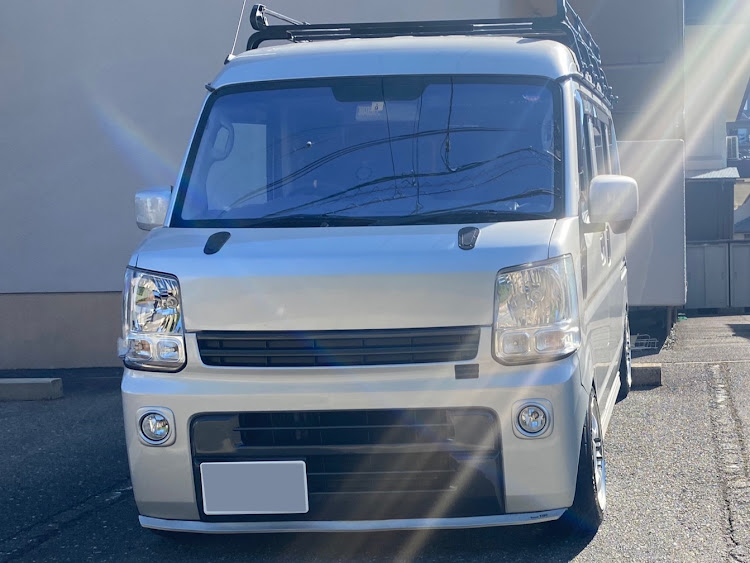 エブリイバンのカッコつけていこう・teamTSR・ウェッズスポーツレーシングホイールず・広島14インチ〜ずじゃ軽・今日もカッコつけて頑張って行こう❗️に関するカスタム事例の投稿画像2枚目