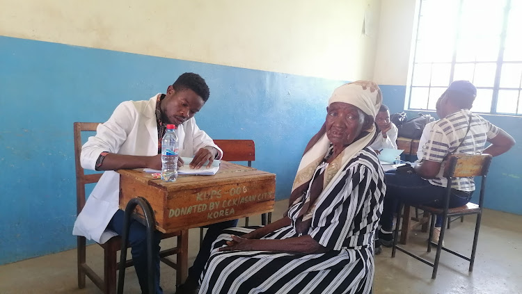 Medical camp at Union Primary School in Kisumu