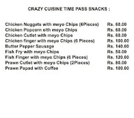 Nv Crazy Cuisine menu 3
