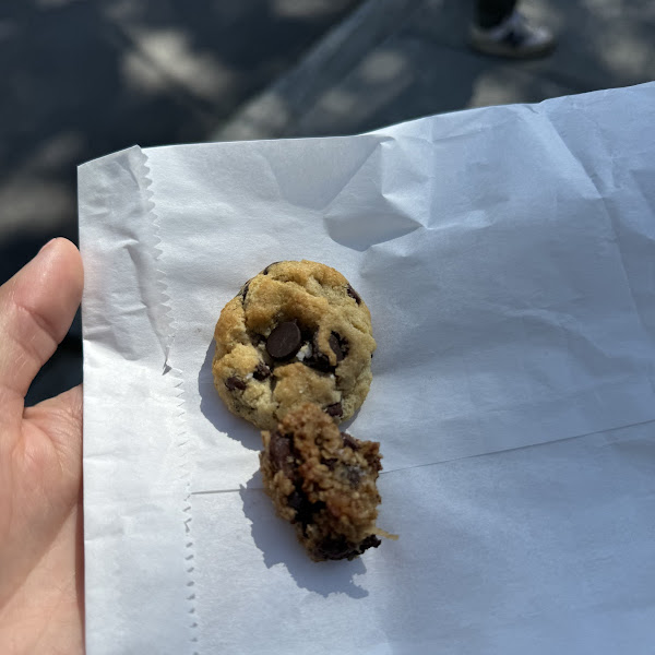 Mini chocolate chip and oatmeal sea salt cookies. I will dream of these till the day I die