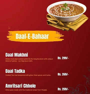 Biryani Zaika menu 