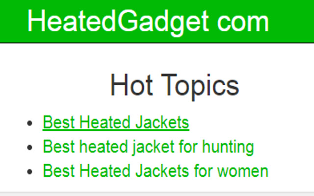 HeatedGadget com