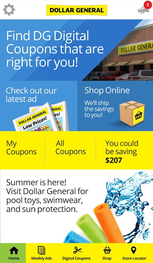 Dollar General - Digital Coupons, Ads And More - Android ...