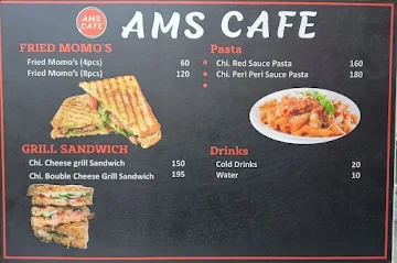 AMS Cafe menu 