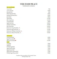 The Food Place menu 7