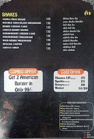 Kousik Shop menu 1