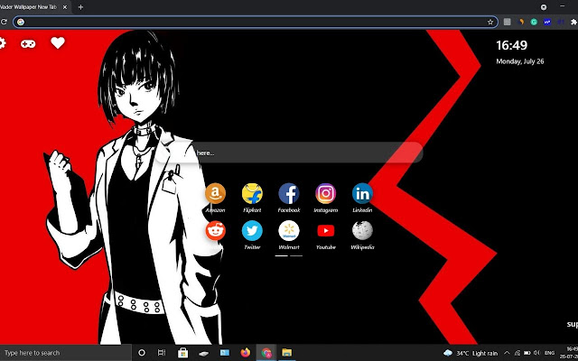 Persona 5 Wallpaper New Tab Theme [Install]