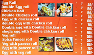 Kolkata Kati Roll menu 1