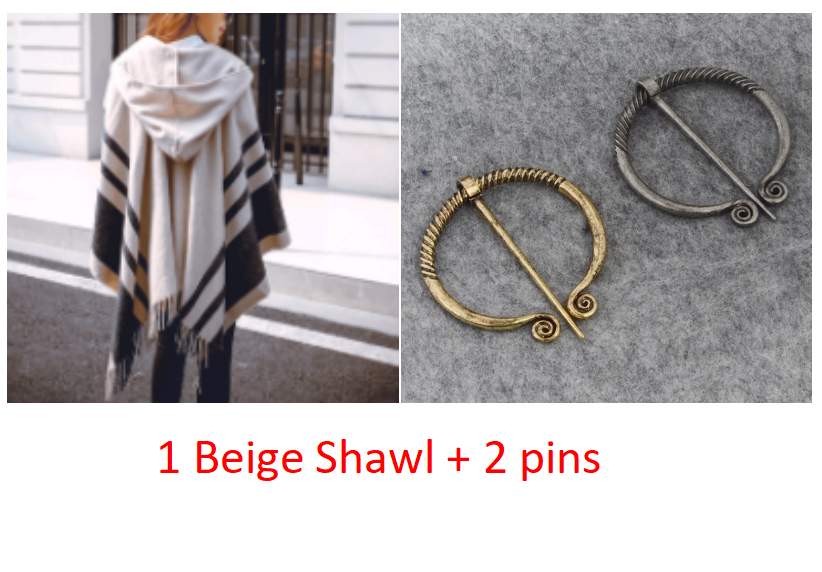 Title 1, Badge Belt Buckle Scarf Shawl Thickened And Len...