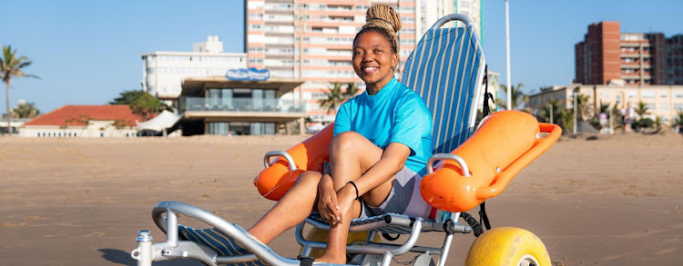 Zonke Nyandeni was once afraid of the water due to two near drowning incidents when she was young.