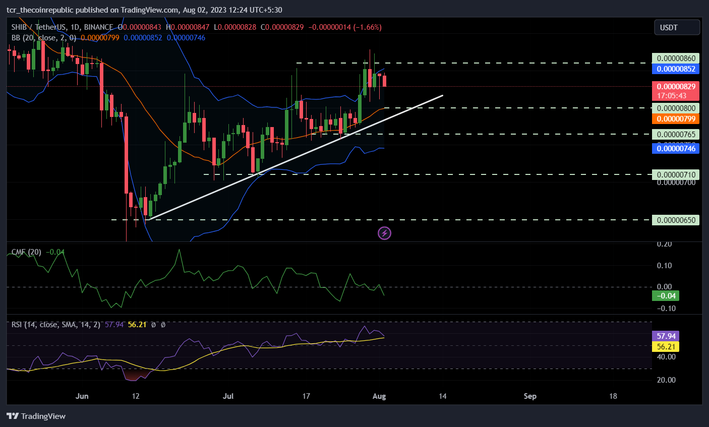 Shiba Inu Price Prediction: SHIB Price Retraces Toward $0.000008