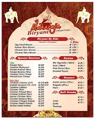 Maharaja Biryani menu 2